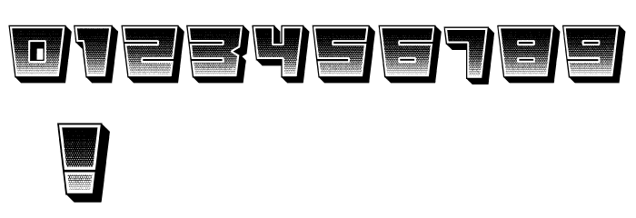 Energy Negative Regular Font OTHER CHARS