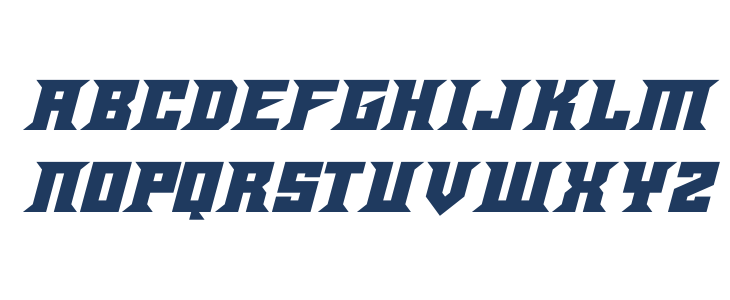 Energy Spike Italic Lowercase