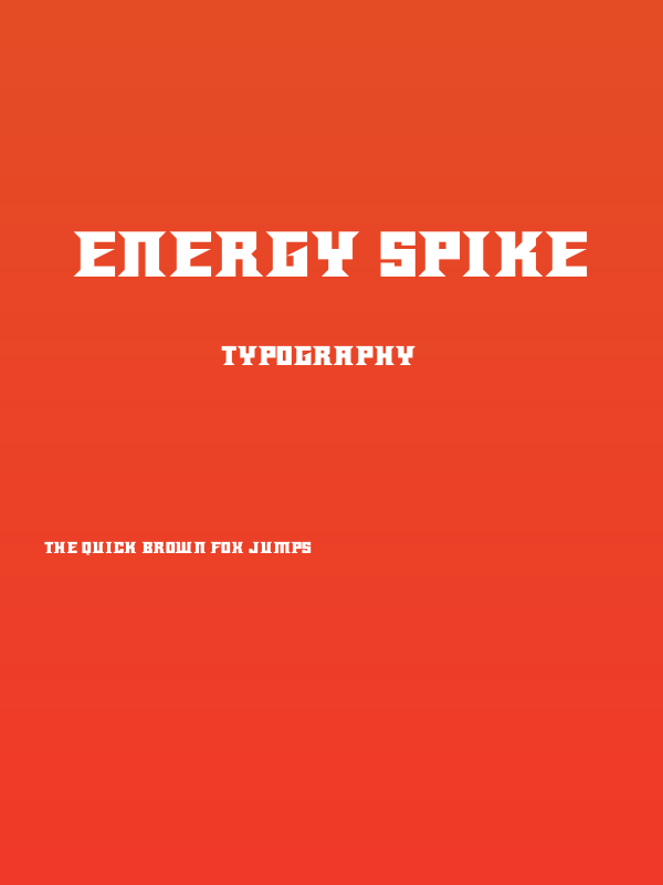 Energy Spike Poster