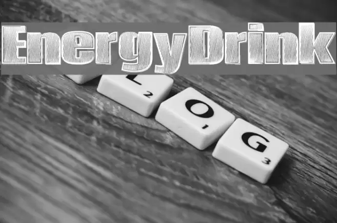 EnergyDrink Font examples