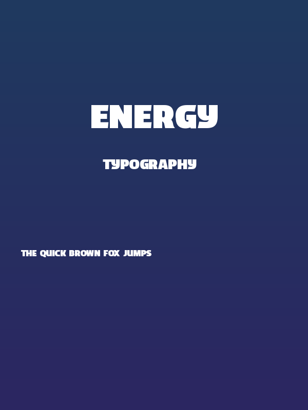Energy Poster