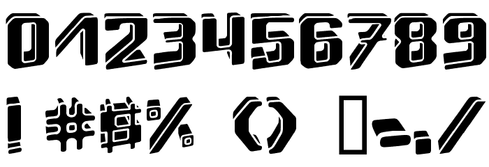 Energydimension Font OTHER CHARS