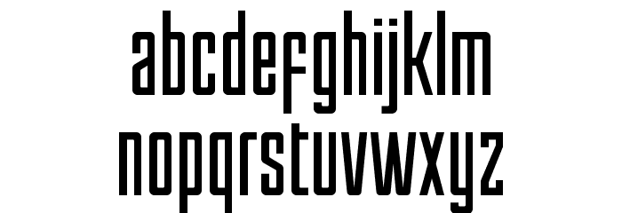 Enfatica-Normal Font LOWERCASE