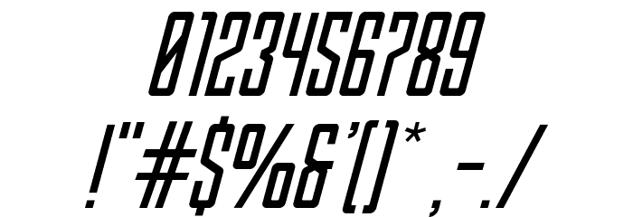 Enfatica-Oblique Font OTHER CHARS