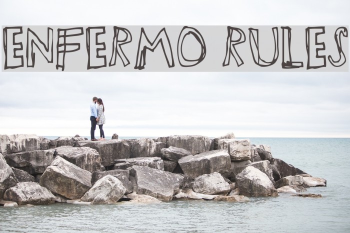 Enfermo Rules Font examples