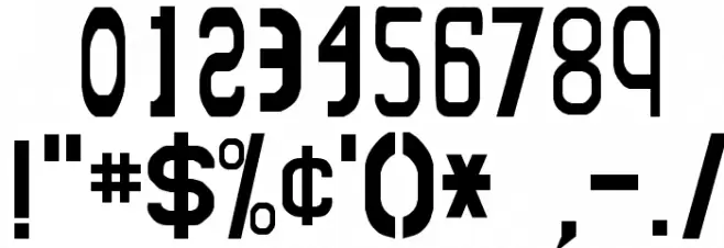 Engadget Font OTHER CHARS