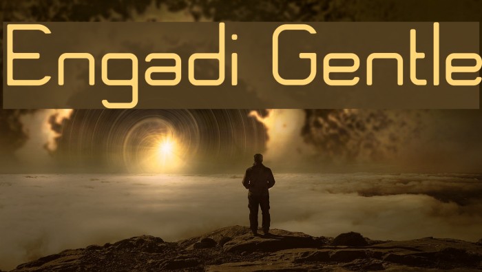 Engadi Gentle Font examples