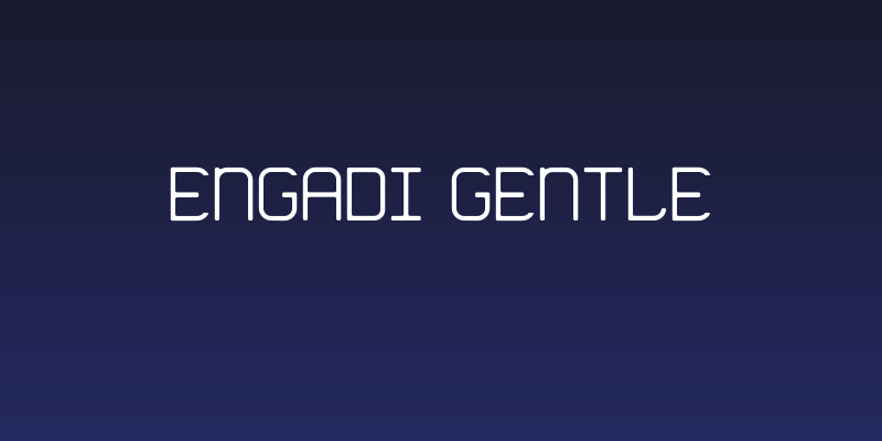 Engadi Gentle Social Header