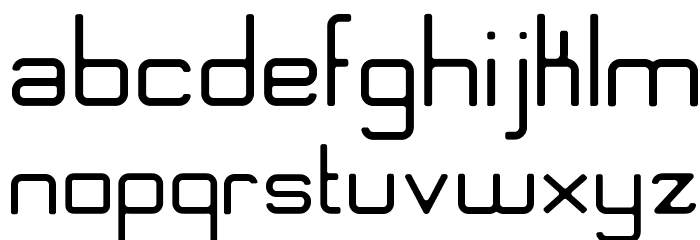 Engadi Gentle Font LOWERCASE