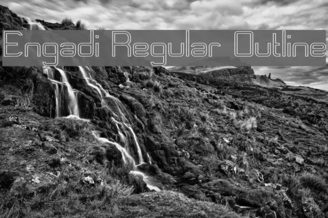 Engadi Regular Outline Example 1