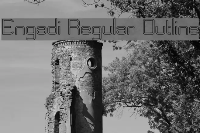 Engadi Regular Outline Example 3