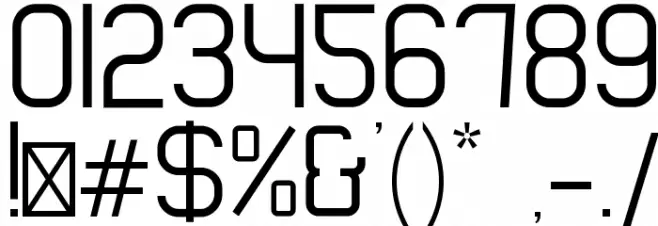 Engadi Font OTHER CHARS