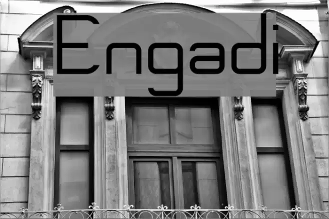 Engadi Font examples