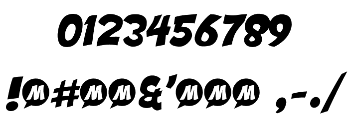 Engcomica Font OTHER CHARS