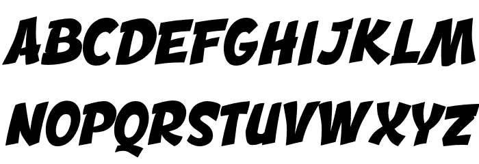 Engcomica Font LOWERCASE