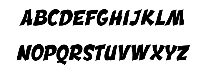 Engcomica Font LOWERCASE