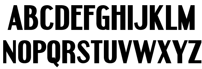 Engebrechtre-Bold Font LOWERCASE