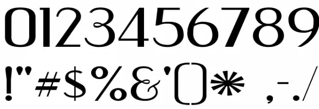 Engebrechtre Expanded Font OTHER CHARS