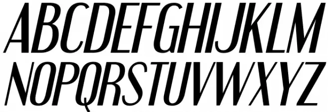 Engebrechtre-Italic Schriftart Groß