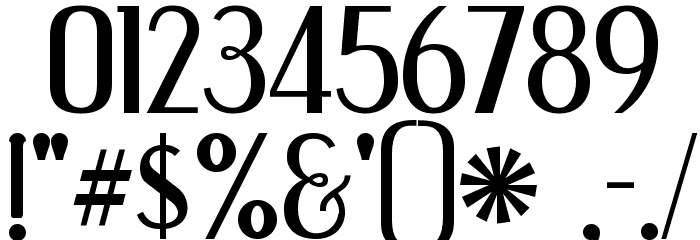 Engebrechtre-Regular Font OTHER CHARS