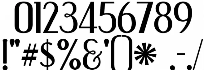 Engebrechtre Font OTHER CHARS