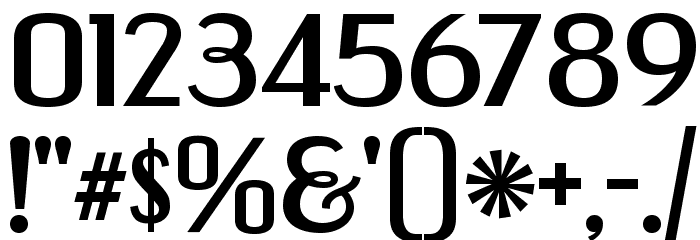 EngebrechtreEx-Bold Font OTHER CHARS