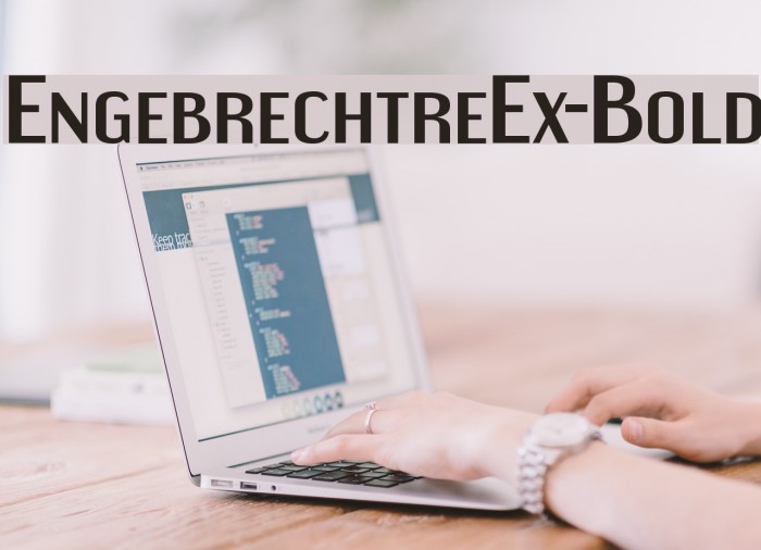 EngebrechtreEx-Bold Font examples