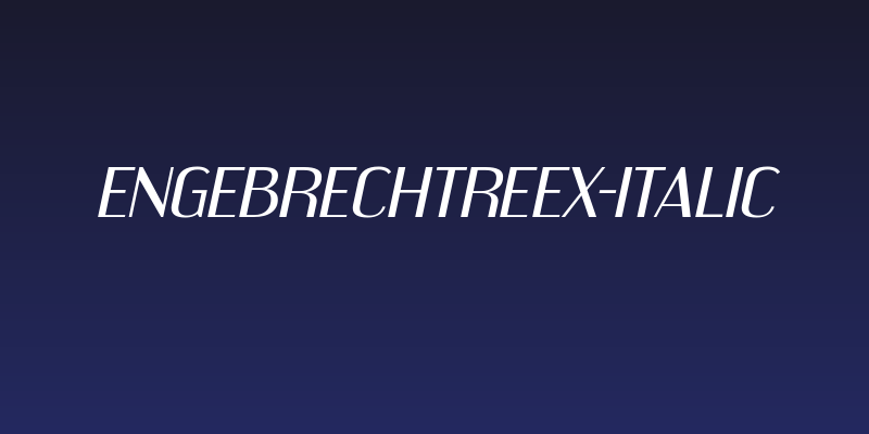 EngebrechtreEx-Italic Social Header