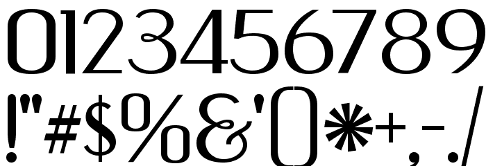 EngebrechtreEx-Regular Font OTHER CHARS