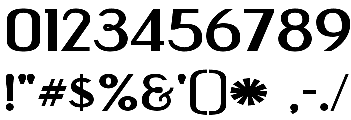 EngebrechtreExp-Bold Font OTHER CHARS