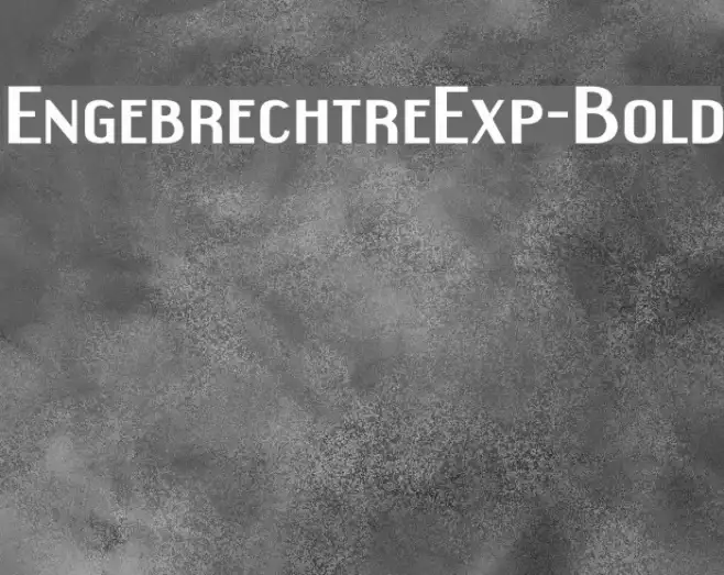 EngebrechtreExp-Bold Example 2