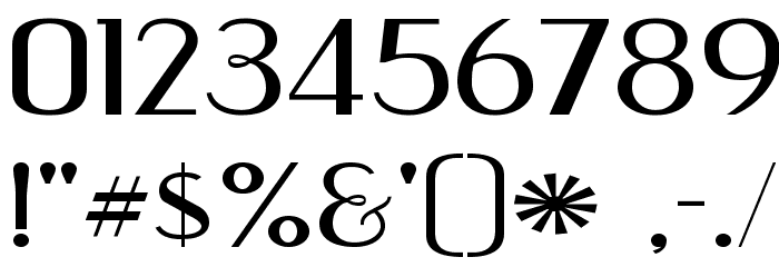 EngebrechtreExp-Regular Font OTHER CHARS