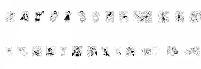 Engel 字体 大写