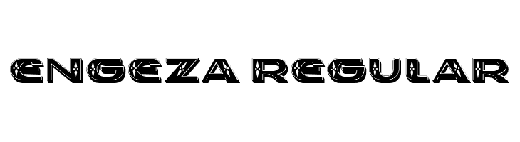 Engeza Regular  Frei Schriftart Herunterladen