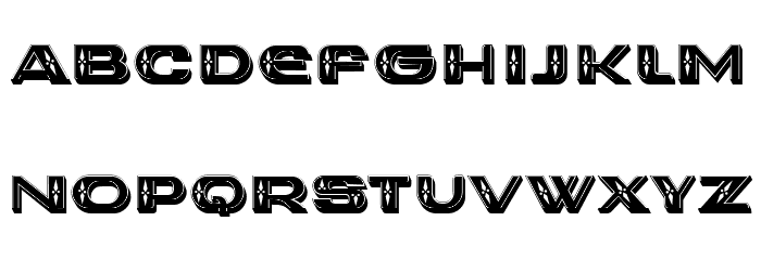 Engeza Regular Font LOWERCASE