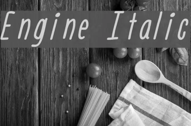 Engine Italic Example 2