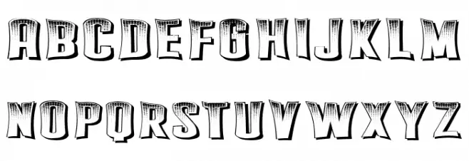 Engine Regular 字体 小写