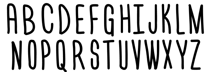 Engine Font UPPERCASE