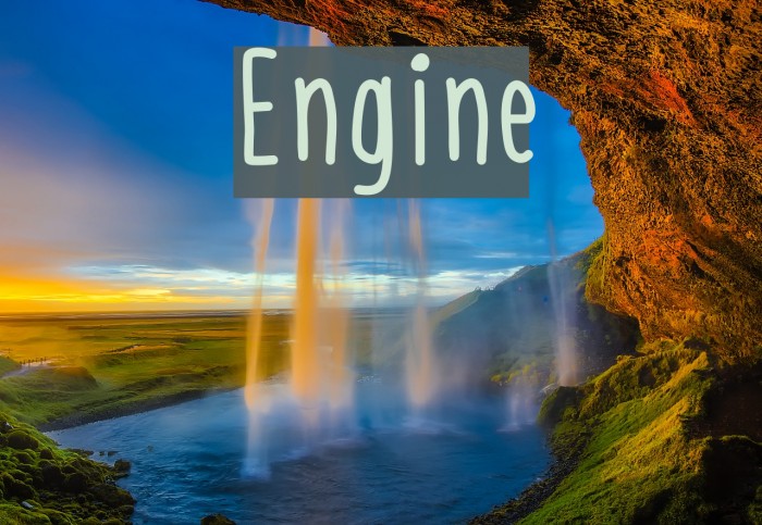 Engine Font examples