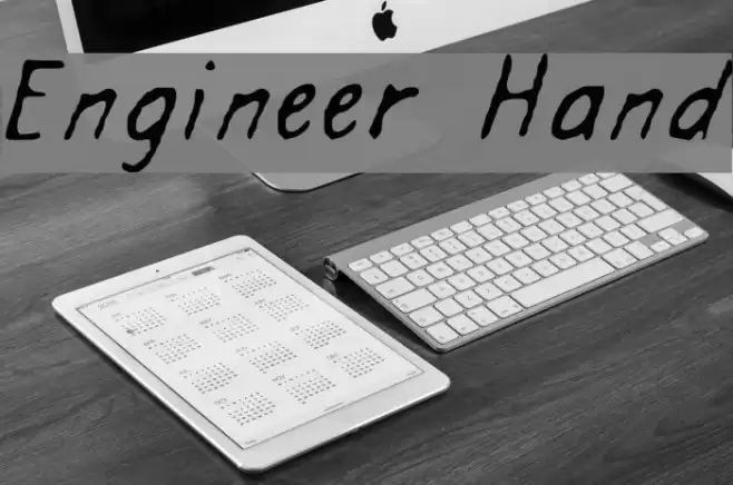 Engineer Hand Font - Free Download (TTF/OTF) | FFonts.net