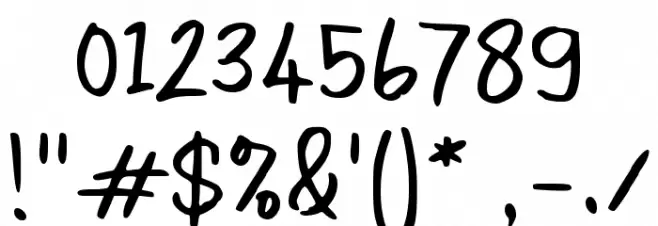 Engkau Font OTHER CHARS