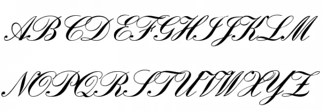 England Hand DB Schriftart Groß