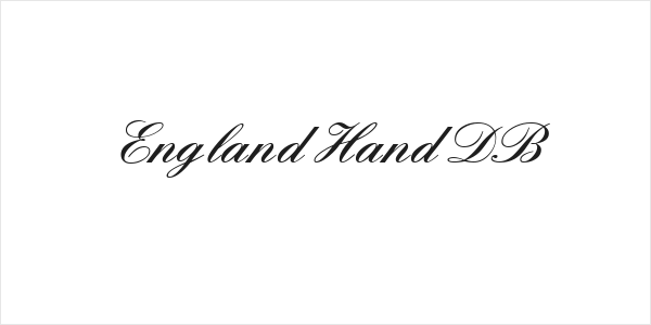 England Hand DB Logo