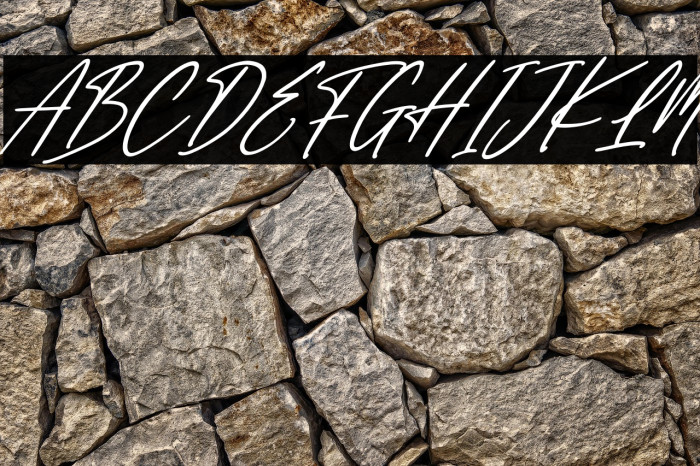 England Signature Italic Example 2