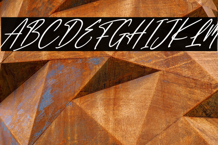 England Signature Italic Example 3