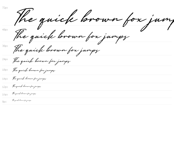 England Signature Italic Waterfall