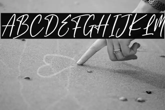 England Signature Font examples