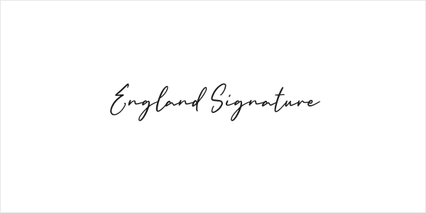 England Signature Logo