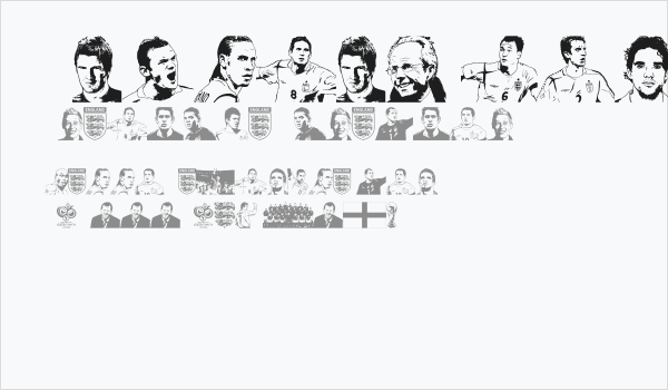 England squad 2006 Business Card