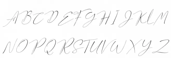 England 字体 大写